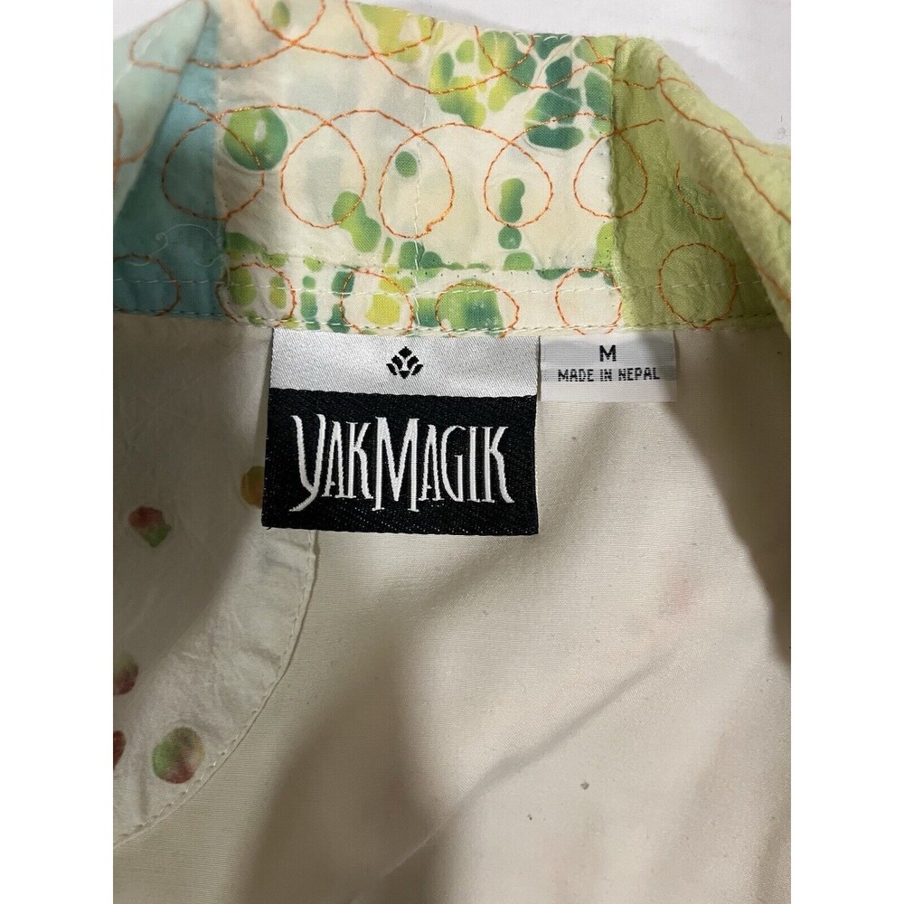 Yak Magik Quilted Patchwork Womens Jacket Lace Cottagecore Boho Western  Sz M - Picture 5 of 14